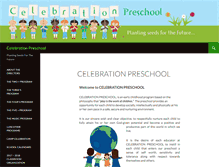 Tablet Screenshot of celebrationpreschool.com